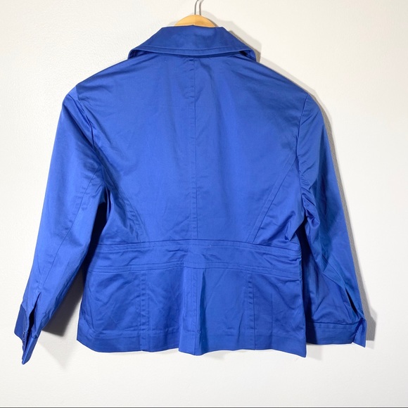 Rafella Classic stretch Spring Button Jacket Sz 6P - Picture 2 of 4